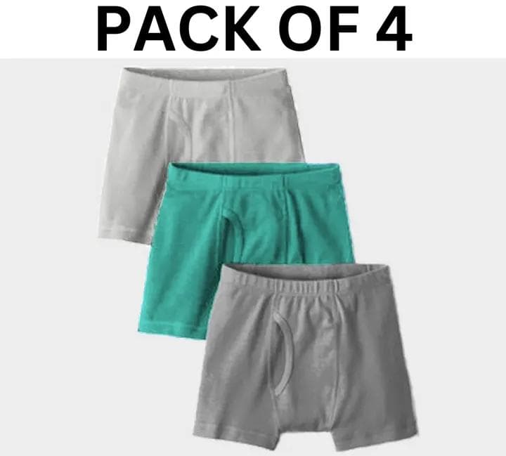 Boxer For Men Pack Of 3 and 4 - Underwear For Men - Underwear - Boxers For Men - Premium Boxer For Men - Boxer - Mens Underwear - Boxers - Boxers For Boys - Under Garments For Men - Under Wear - Random Colors image 1