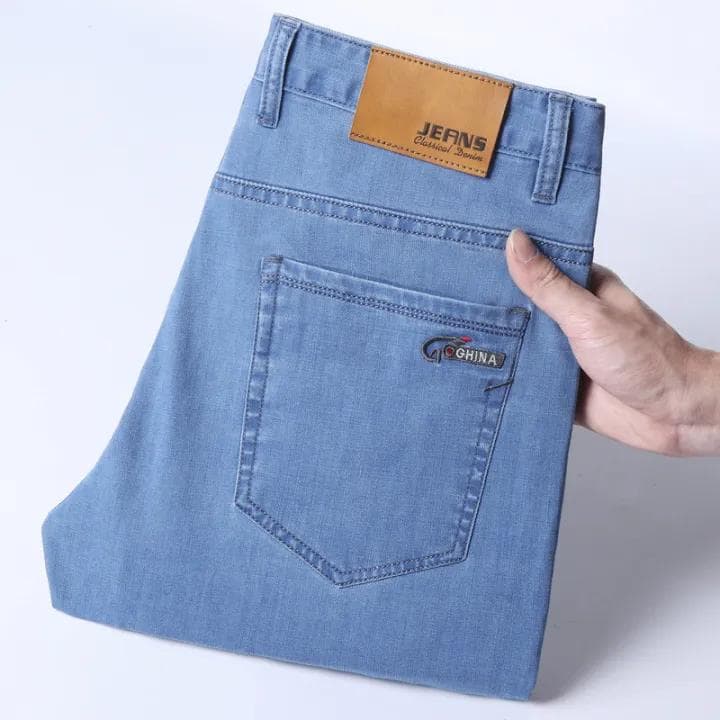 JEANS FOR MEN'S | Light Blue| Straight, stretch comfort you need | Export Quality| image 1