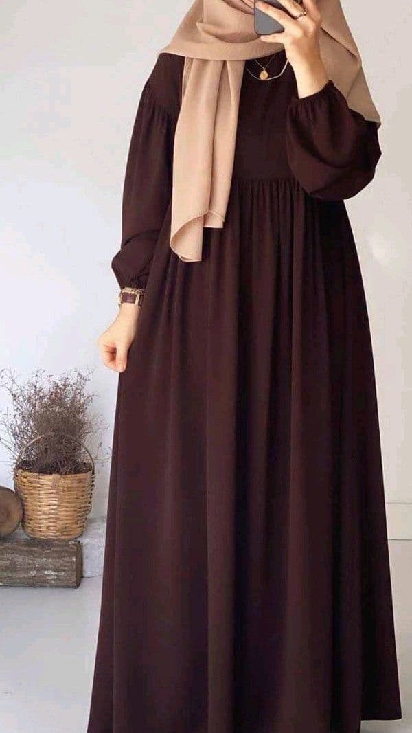 abaya for girl chocolate abaya fabric georgett irani degsain quality good image 2