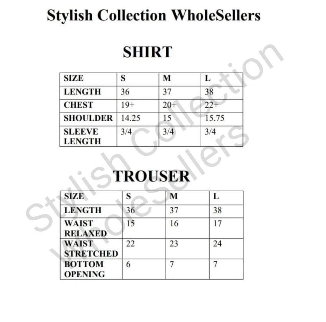 New stylish Collection stitched line print 2pc dress image 6