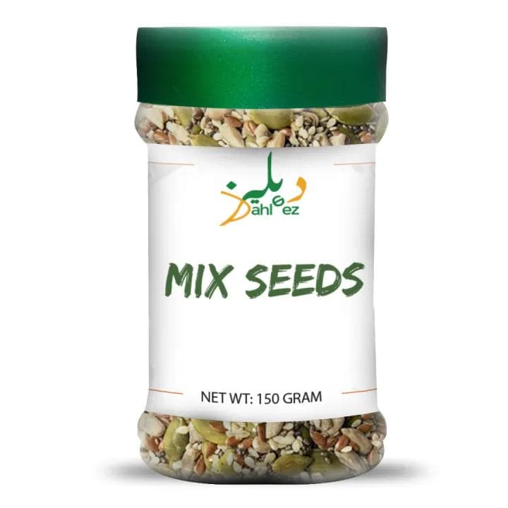 Premium Mix Seeds For Eating 150g Jar - Rich in Antioxidants, Metabolism Booster & Good Source of Omega-3 image 1